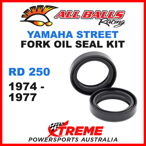All Balls 55-133 Yamaha RD250 1974-1977 Fork Oil Seal Kit 34x46x10.5