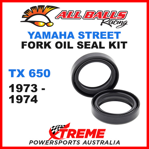 All Balls 55-133 Yamaha TX650 TX 650 1973-1974 Fork Oil Seal Kit 34x46x10.5