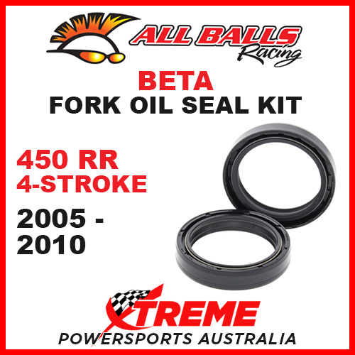 All Balls 55-135 Beta 450 RR 4T 2005-2010 Fork Oil Seal Kit 45x58x11