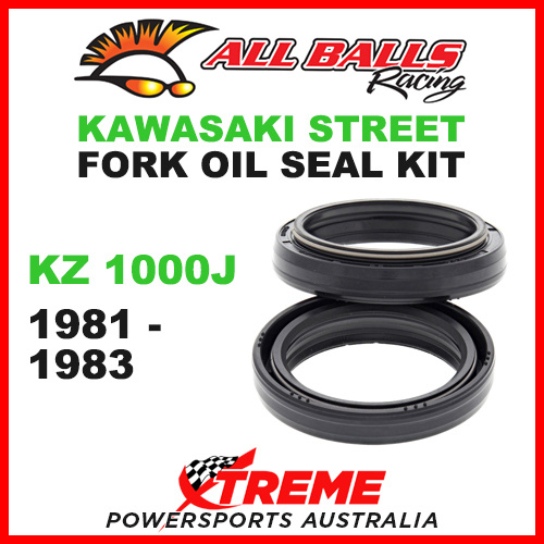All Balls 55-137 Kawasaki KZ1000J 1981-1983 Fork Oil Seal Kit 38x50x8/10.5