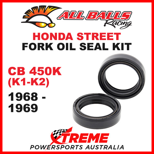 All Balls 55-141 Honda CB450 CB 450 K1-K2 1968-1969 Fork Oil Seal Kit 35x46x11