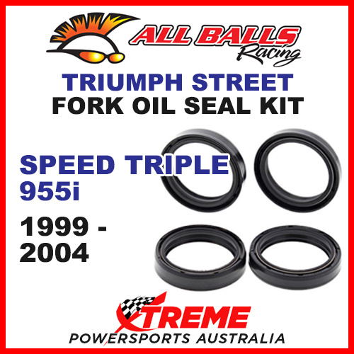 All Balls 55-150 Triumph Speed Triple 955i 1999-2004 Fork Oil Seal Kit