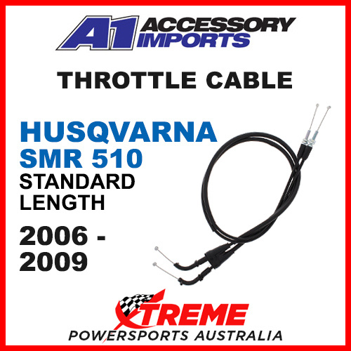 A1 Powerparts Husqvarna SMR510 SMR 510 06-09 Throttle Push Pull Cable 56-125-10