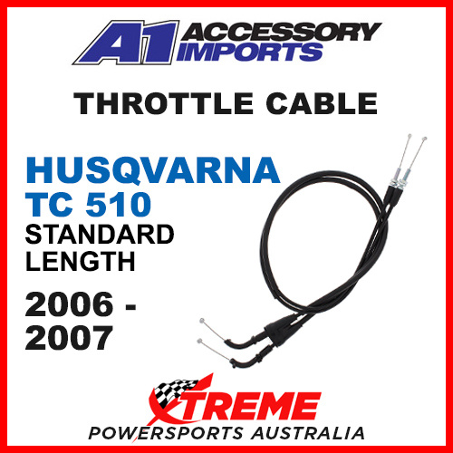 A1 Powerparts Husqvarna TC510 TC 510 06-07 Throttle Push Pull Cable 56-125-10
