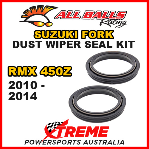 All Balls 57-100 For Suzuki RMX450Z 2010-2014 Fork Dust Wiper Seal Kit 47x58.5x13.3