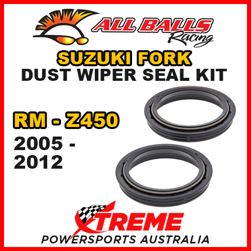 All Balls 57-100 For Suzuki RMZ450 2005-2012 Fork Dust Wiper Seal Kit 47x58.5x13.3