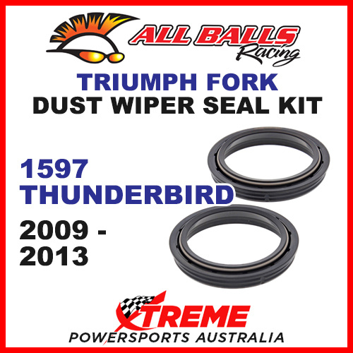 57-100 Triumph 1597 Thunderbird 2009-2013 Fork Dust Wiper Seal Kit 47x58