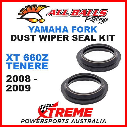 All Balls 57-102 Yamaha XT 660Z Tenere 2008-2009 Fork Dust Wiper Seal Kit