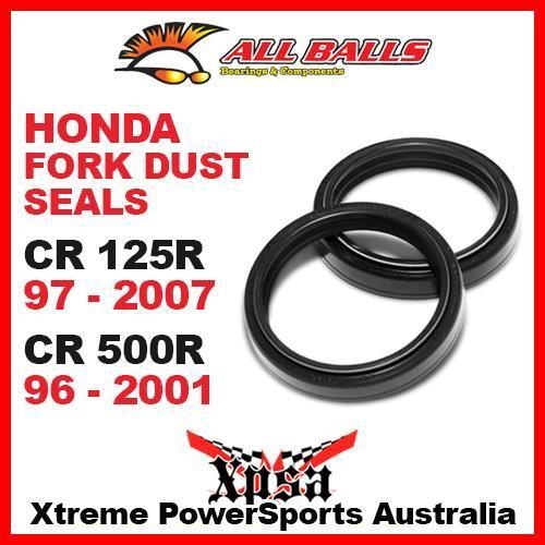 Fork Dust Seals Kit Honda CR125R CR 125R 97-2007 CR500R 96-2001, All Balls 57-103