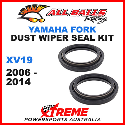 All Balls 57-103 Yamaha XV19 2006-2014 Fork Dust Wiper Seal Kit 46x58.5