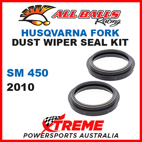 All Balls 57-105 Husqvarna SM450 SM 450 2010 Fork Dust Wiper Seal Kit