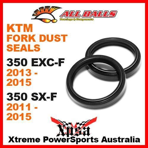 Fork Dust Seals KTM 350EXC-F EXCF 2013-2015 350SX-F SXF 11-2015, All Balls 57-105