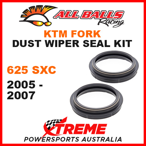 All Balls 57-105 KTM 625SXC 625 SXC 2005-2007 Fork Dust Wiper Seal Kit