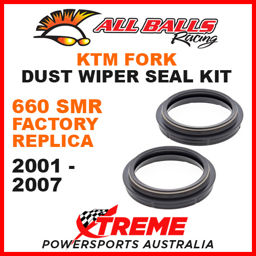 All Balls 57-105 KTM 660 SMR Factory Replica 2001-2007 Fork Dust Wiper Seal Kit