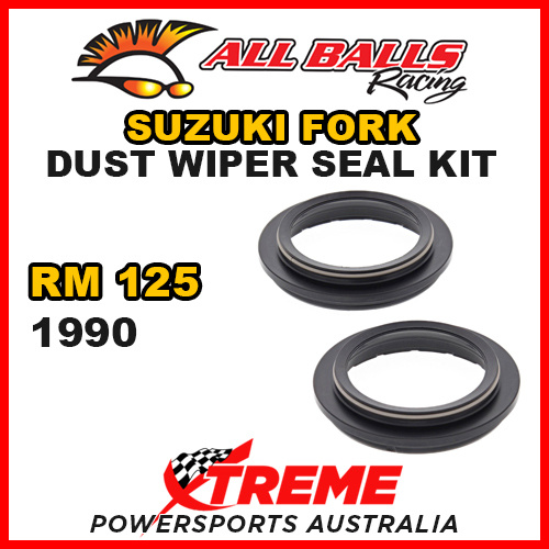 All Balls 57-107 For Suzuki RM125 RM 125 1990 Fork Dust Wiper Seal Kit 41x53.5x12