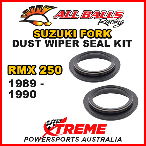All Balls 57-107 For Suzuki RMX250 1989-1990 Fork Dust Wiper Seal Kit 41x53.5x12