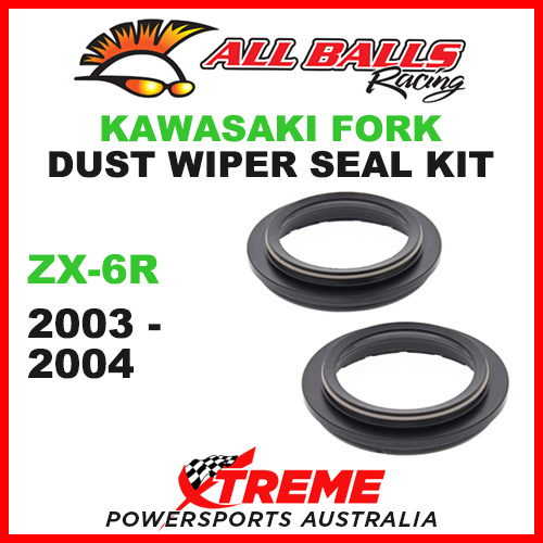 All Balls 57-107 Kawasaki ZX-6R 2003-2004 Fork Dust Wiper Seal Kit 41x53.5x12