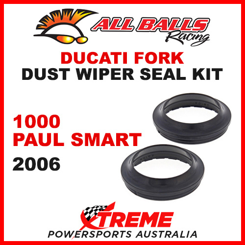 All Balls 57-108-1 Ducati 1000 Paul Smart 2006 Fork Dust Wiper Seal Kit 43x54