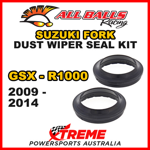 All Balls 57-108-1 For Suzuki GSX-R1000 2009-2014 Fork Dust Wiper Seal Kit 43x54