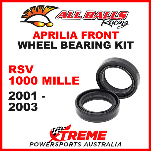 57-108-1 Aprilia RSV 1000 Mille 2001-2003 Fork Dust Wiper Seal Kit 43x54