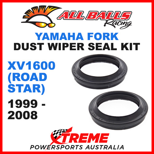 57-108 Yamaha XV1600 (Road Star) 1999-0208 Fork Dust Wiper Seal Kit 43x54