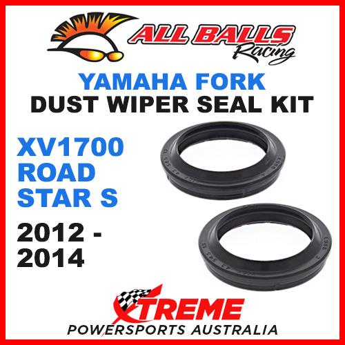 57-108 Yamaha XV1700 Road Star S 2012-2014 Fork Dust Wiper Seal Kit 43x54