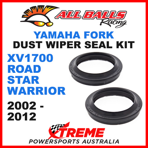 57-108 Yamaha XV1700 Road Star Warrior 2002-2010 Fork Dust Wiper Seal Kit 43x54
