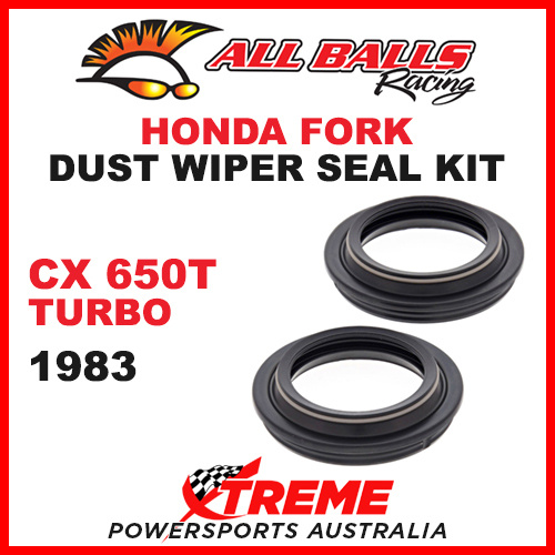 All Balls 57-109 Honda CX 650T Turbo 1983 Fork Dust Wiper Seal Kit 37x50