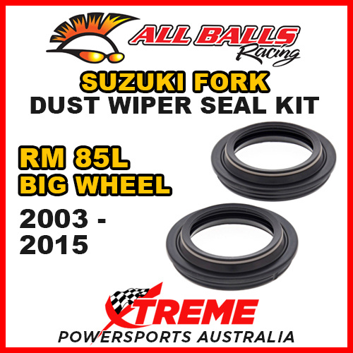 All Balls 57-109 For Suzuki RM85L Big Wheel 2003-2015 Fork Dust Wiper Seal Kit 37x50