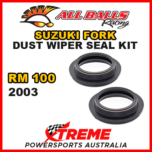 All Balls 57-110 For Suzuki RM 100 RM100 2003 Fork Dust Wiper Seal Kit 36x48