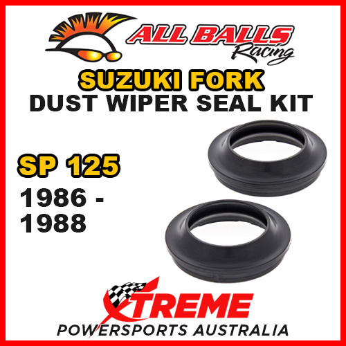 All Balls 57-112 For Suzuki SP125 SP 125 1986-1988 Fork Dust Wiper Seal Kit 35x48
