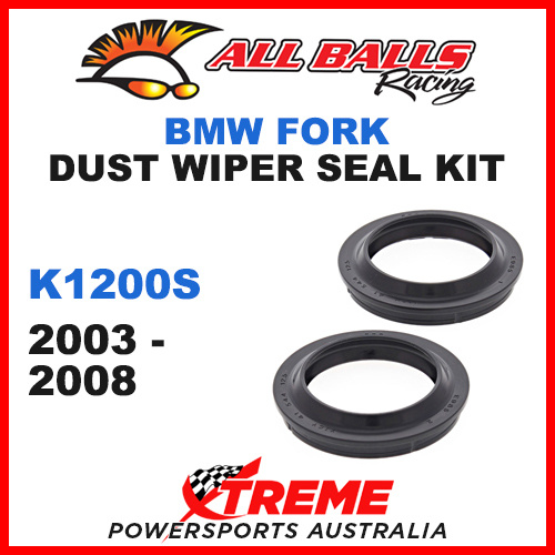 All Balls 57-115 BMW K1200S 2003-2008 Fork Dust Wiper Seal Kit 41x54