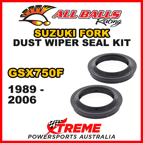 All Balls 57-115 For Suzuki GSX750F 1989-2006 Fork Dust Wiper Seal Kit 41x54