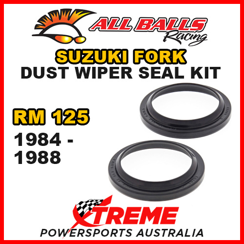 All Balls 57-117 For Suzuki RM125 RM 125 1984-1988 Fork Dust Wiper Seal Kit 43x55