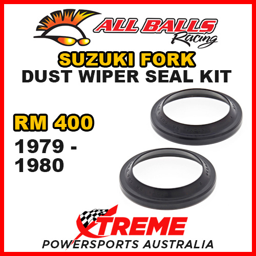 All Balls 57-119 For Suzuki RM400 RM 400 1979-1980 Fork Dust Wiper Seal Kit 38x50