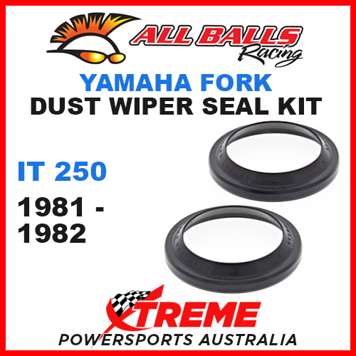 All Balls 57-119 Yamaha IT 250 1981-1982 Single Fork Dust Wiper Seal 