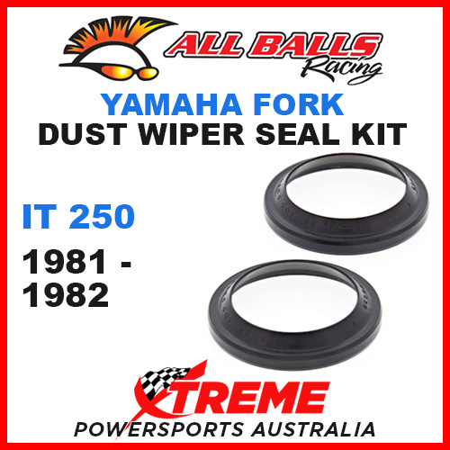All Balls 57-119 Yamaha IT 250 1981-1982 Fork Dust Wiper Seal Kit