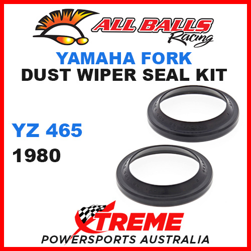All Balls 57-119 Yamaha YZ 465 1980 Fork Dust Wiper Seal Kit