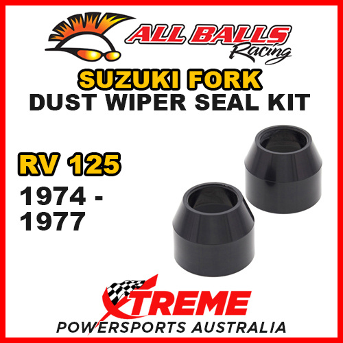 All Balls 57-123 For Suzuki RV125 RV 125 1974-1977 Fork Dust Wiper Seal Kit 30mm ID