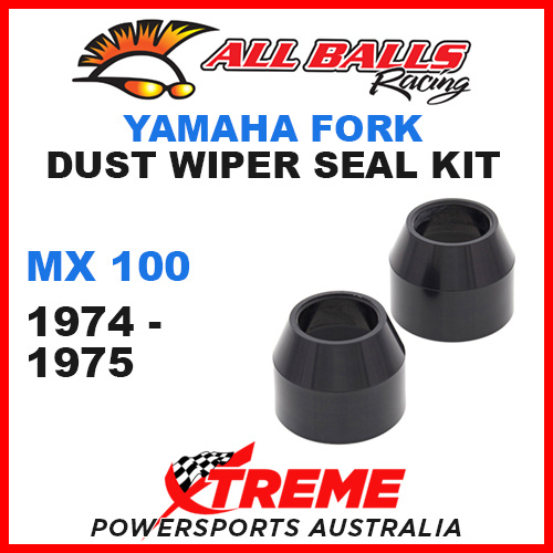 All Balls 57-123 Yamaha MX100 MX 100 1974-1975 Fork Dust Wiper Seal Kit