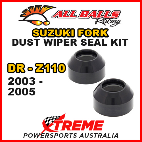 All Balls 57-124 For Suzuki DRZ110 2003-2005 Fork Dust Wiper Seal Kit 30mm ID