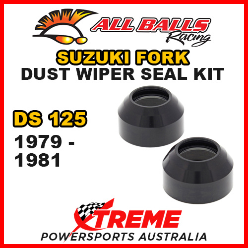All Balls 57-124 For Suzuki DS125 DS 125 1979-1981 Fork Dust Wiper Seal Kit 30mm ID
