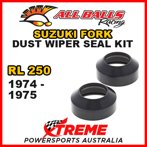 All Balls 57-130 For Suzuki RL250 RL 250 1974-1975 Fork Dust Wiper Seal Kit 35mm ID