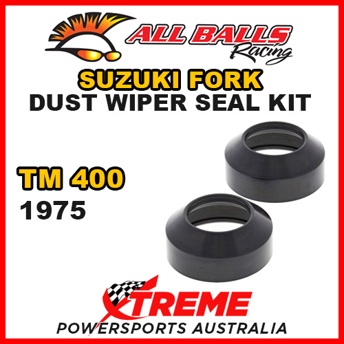 All Balls 57-130 For Suzuki TM400 TM 400 1975 Fork Dust Wiper Seal Kit 35mm ID
