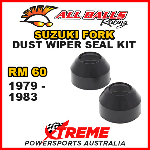 All Balls 57-133 For Suzuki RM60 RM 60 1979-1983 Fork Dust Wiper Seal Kit 26mm ID