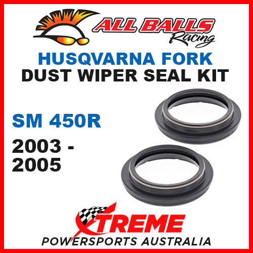 All Balls 57-138 Husqvarna SM450R SM 450R 2003-2005 Fork Dust Wiper Seal Kit