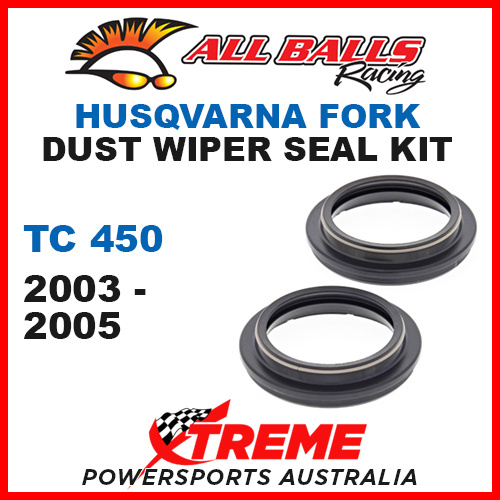 All Balls 57-138 Husqvarna TC450 TC 450 2003-2005 Fork Dust Wiper Seal Kit