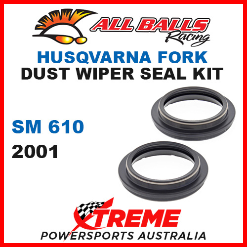 All Balls 57-138 Husqvarna SM610 SM 610 2001 Fork Dust Wiper Seal Kit