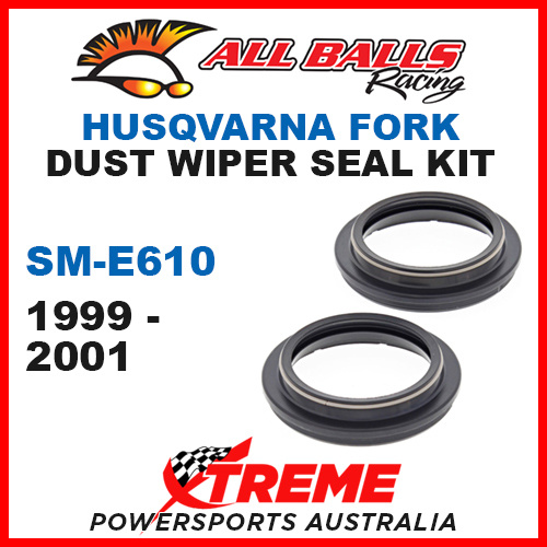 All Balls 57-138 Husqvarna SM-E610 SM-E 610 1999-2001 Fork Dust Wiper Seal Kit