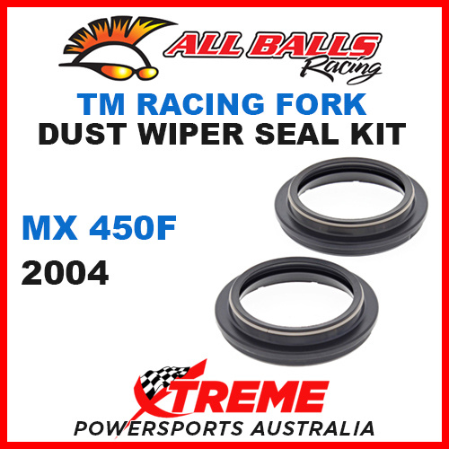 All Balls 57-138 TM Racing MX450F MX 450F 2004 Fork Dust Wiper Seal Kit